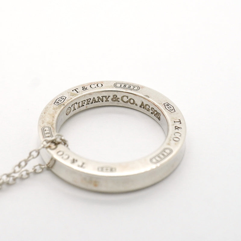 【6jhb0820】ティファニー ネックレス 1837/サークル シルバー925【中古】レディース