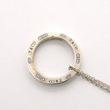 【6jhb0820】ティファニー ネックレス 1837/サークル シルバー925【中古】レディース