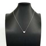 【6jhb0823】ティファニー ネックレス ビーン シルバー925【中古】レディース