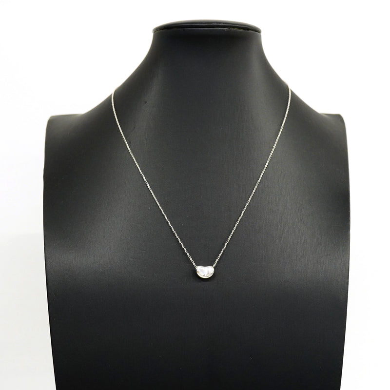 【6jhb0823】ティファニー ネックレス ビーン シルバー925【中古】レディース