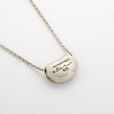 【6jhb0823】ティファニー ネックレス ビーン シルバー925【中古】レディース