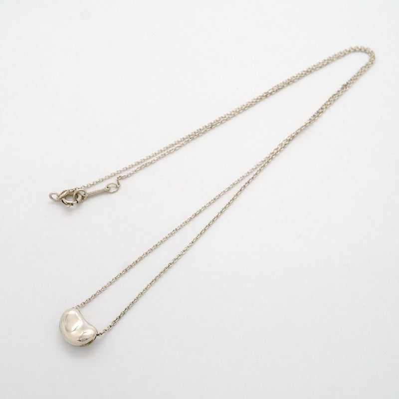 【6jhb0823】ティファニー ネックレス ビーン シルバー925【中古】レディース