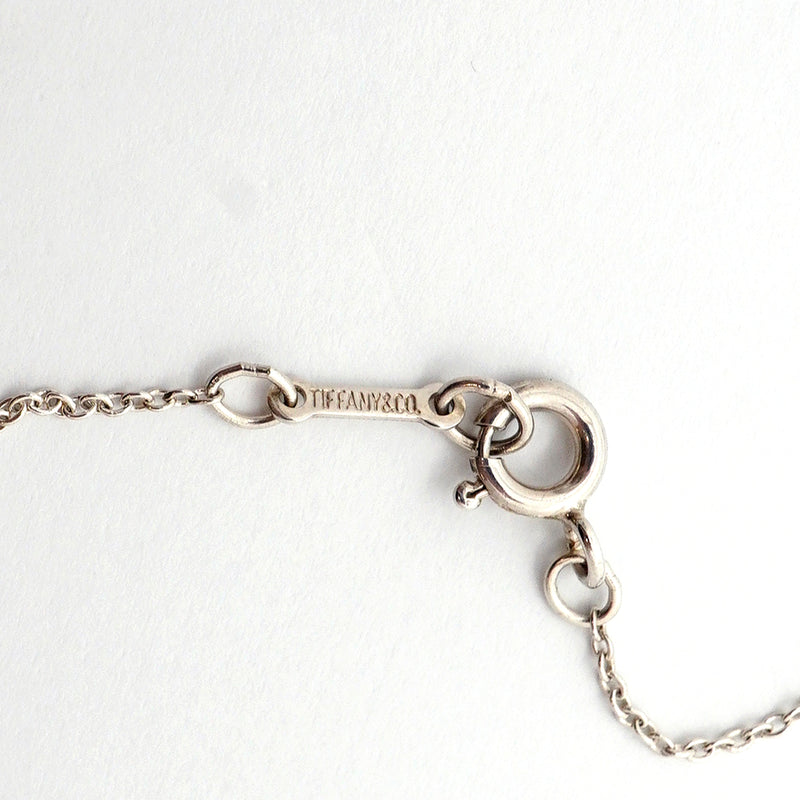 【6jhb0823】ティファニー ネックレス ビーン シルバー925【中古】レディース