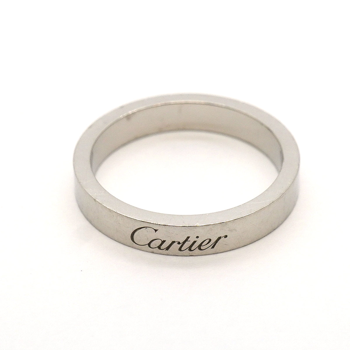 【6jhb0824】カルティエ リング Cドゥ Pt950 プラチナ ＃49【中古】レディース