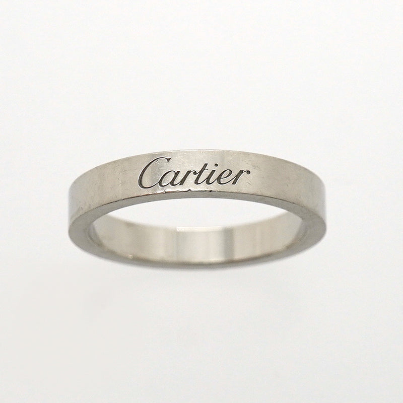 【6jhb0824】カルティエ リング Cドゥ Pt950 プラチナ ＃49【中古】レディース