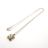 【6jhb0825】ティファニー ネックレス シグネチャー K18YG イエローゴールド シルバー925【中古】レディース