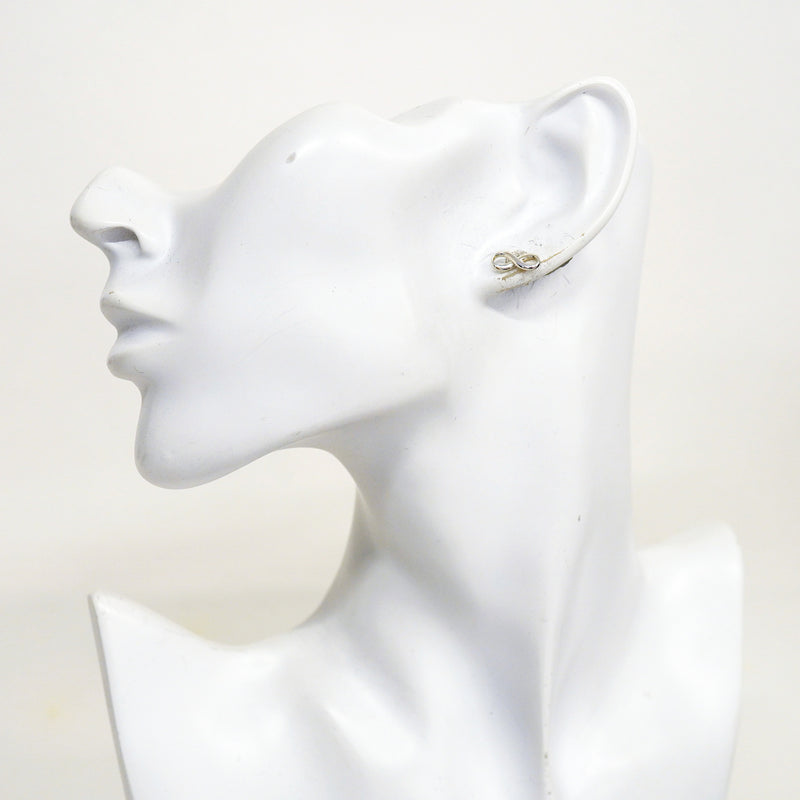 【6jhb0831】ティファニー ピアス インフィニティ シルバー925【中古】レディース