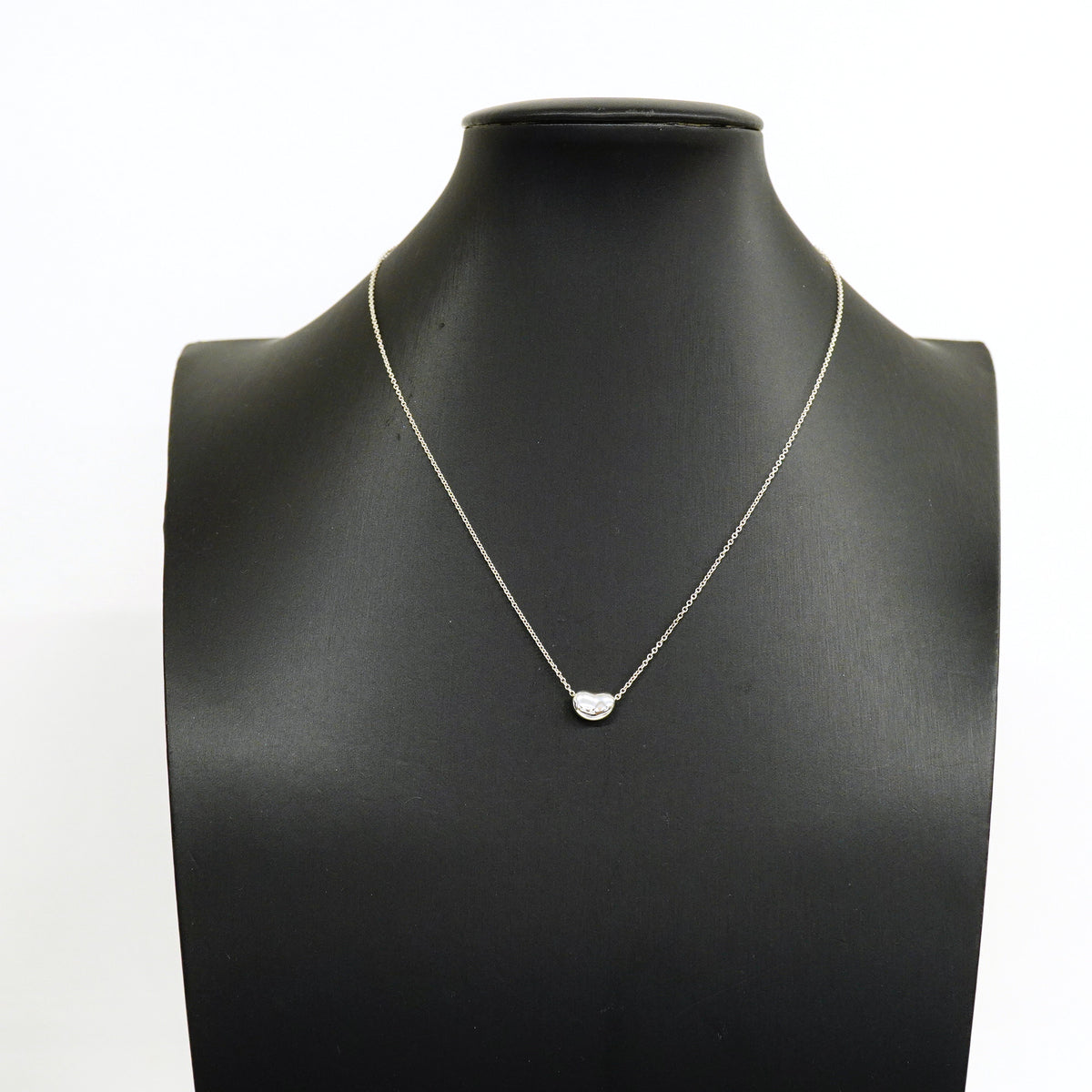 【6jhb0833】ティファニー ネックレス ビーン シルバー925【中古】レディース