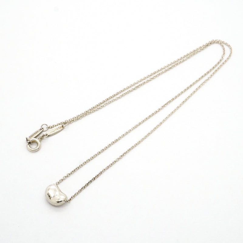 【6jhb0833】ティファニー ネックレス ビーン シルバー925【中古】レディース