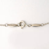 【6jhb0833】ティファニー ネックレス ビーン シルバー925【中古】レディース