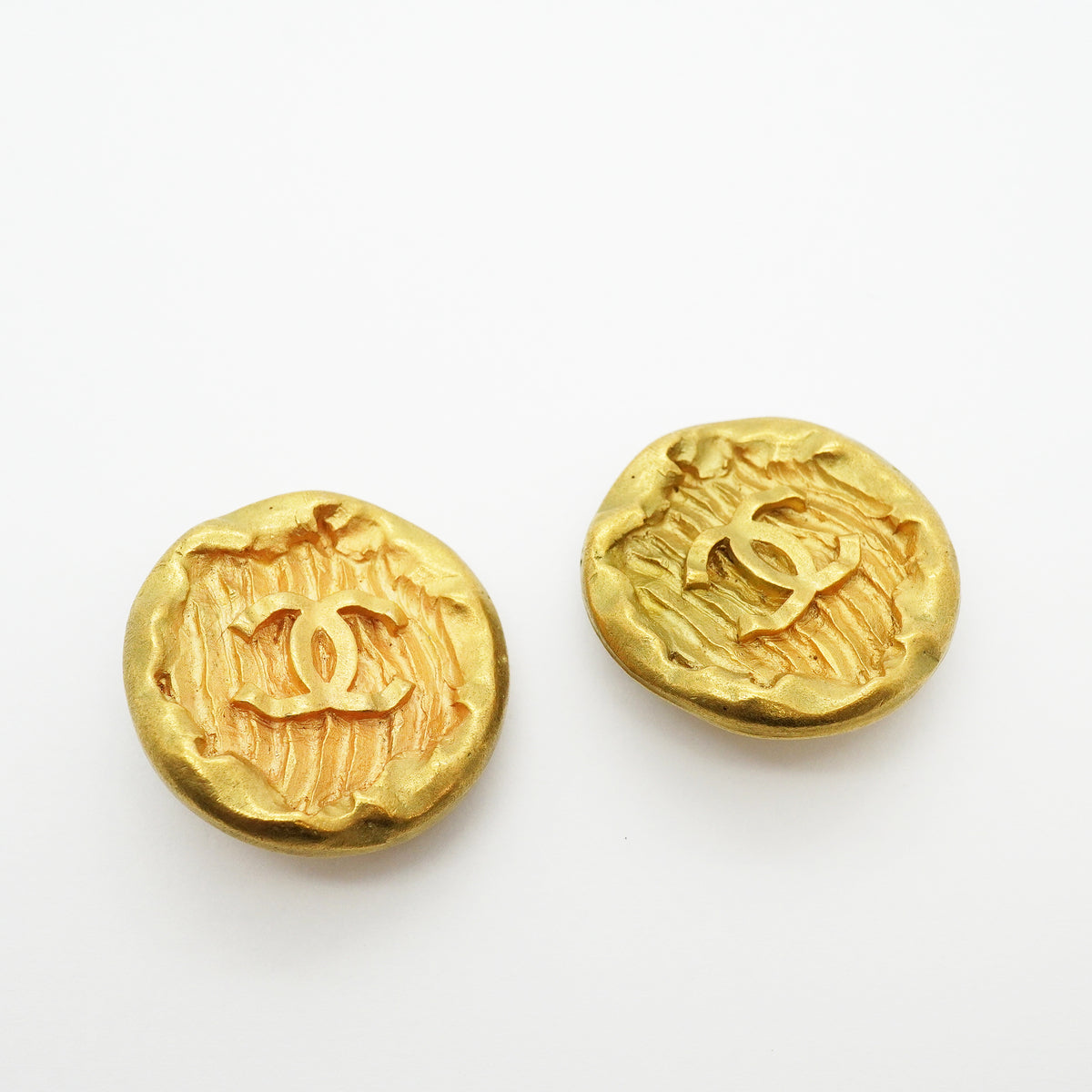 【6jhb0834】シャネル イヤリング ヴィンテージ ココマーク GPメッキ ゴールド【中古】レディース