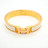 【6jhb0840】エルメス バングル クリッククラックPM GPメッキ ゴールド【中古】レディース