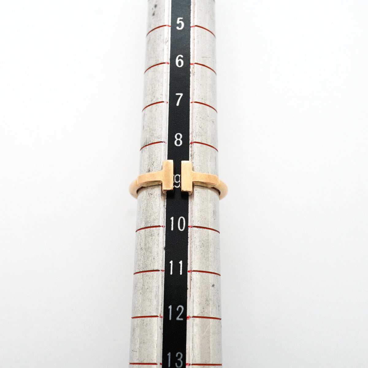 【6jhb0841】ティファニー リング Tワイヤー K18PG ピンクゴールド 9号【中古】レディース