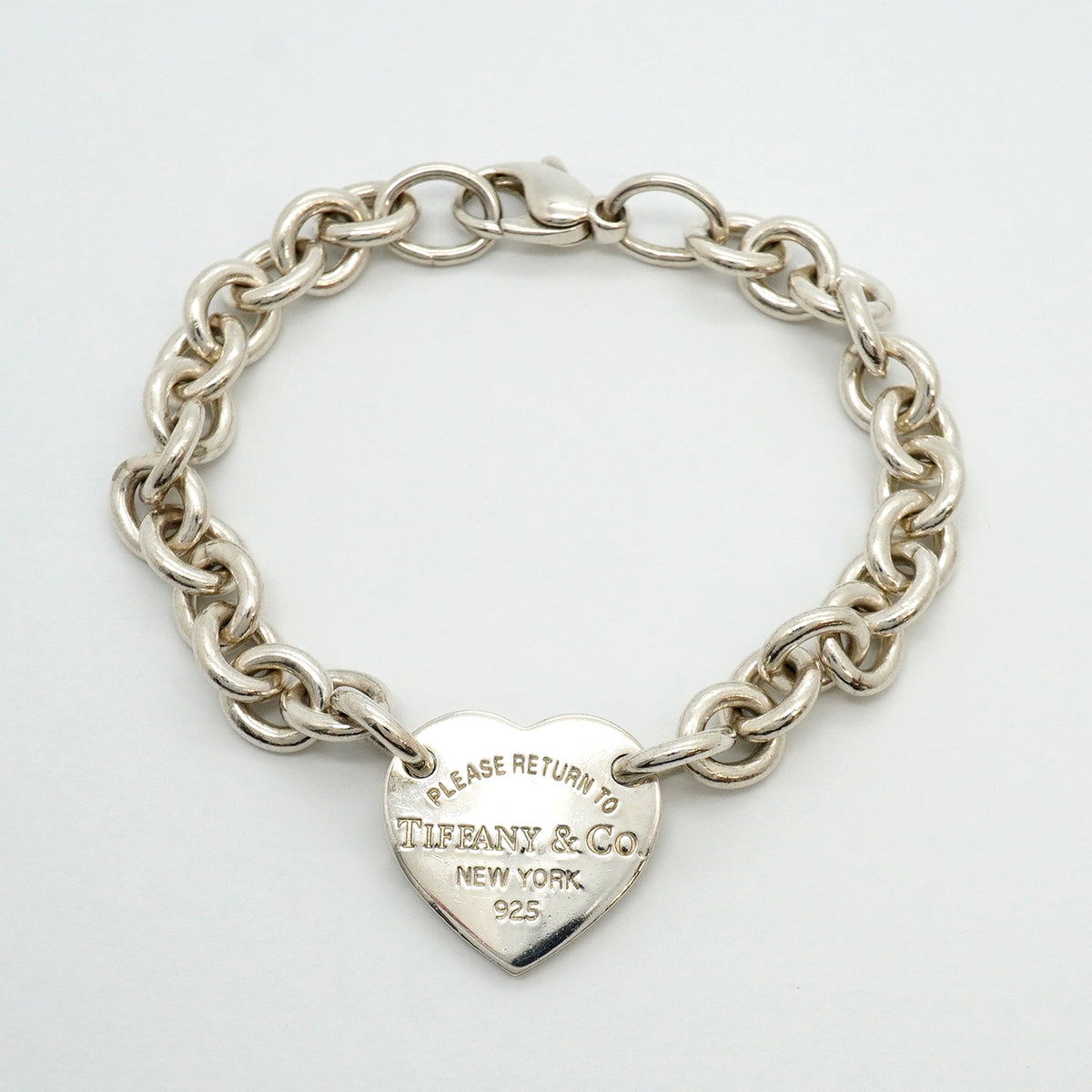 【6jhb0842】ティファニー ブレスレット リターントゥ/ハートタグ シルバー925【中古】レディース