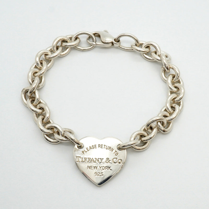 【6jhb0842】ティファニー ブレスレット リターントゥ/ハートタグ シルバー925【中古】レディース