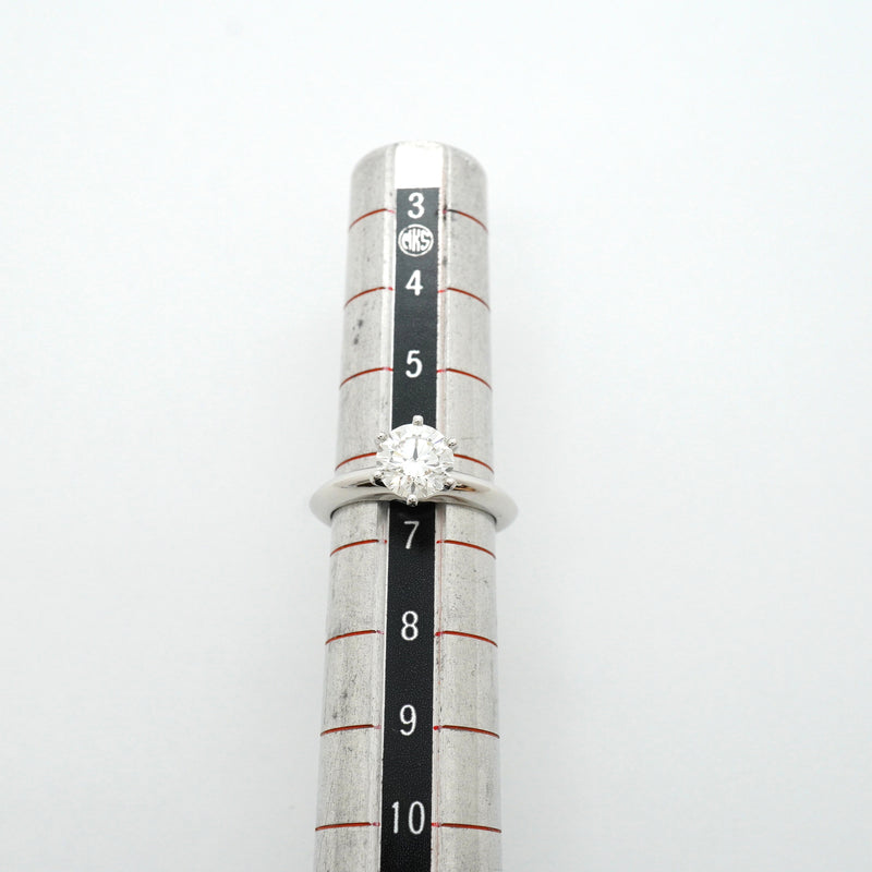 【6jhb0848】ティファニー リング ソリティア 1PD Pt950 プラチナ ダイヤモンド 1.04ct 6.5号【中古】レディース