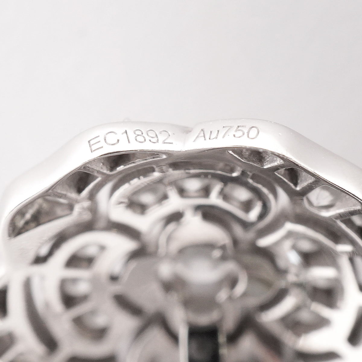 【6jhb0868】シャネル ネックレス カメリア K18WG ホワイトゴールド ダイヤモンド【中古】レディース