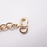 【6jhb0871】クリスチャンディオール ネックレス ディオールロゴ GPメッキ ゴールド【中古】レディース