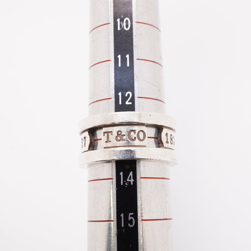 【6jhb0874】ティファニー リング 1837/エレメント シルバー925 13.5号【中古】レディース