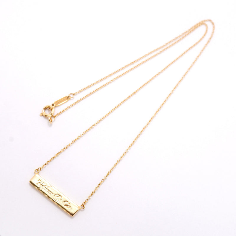 【6jhb0876】ティファニー ネックレス ノーツバー K18YG イエローゴールド【中古】レディース
