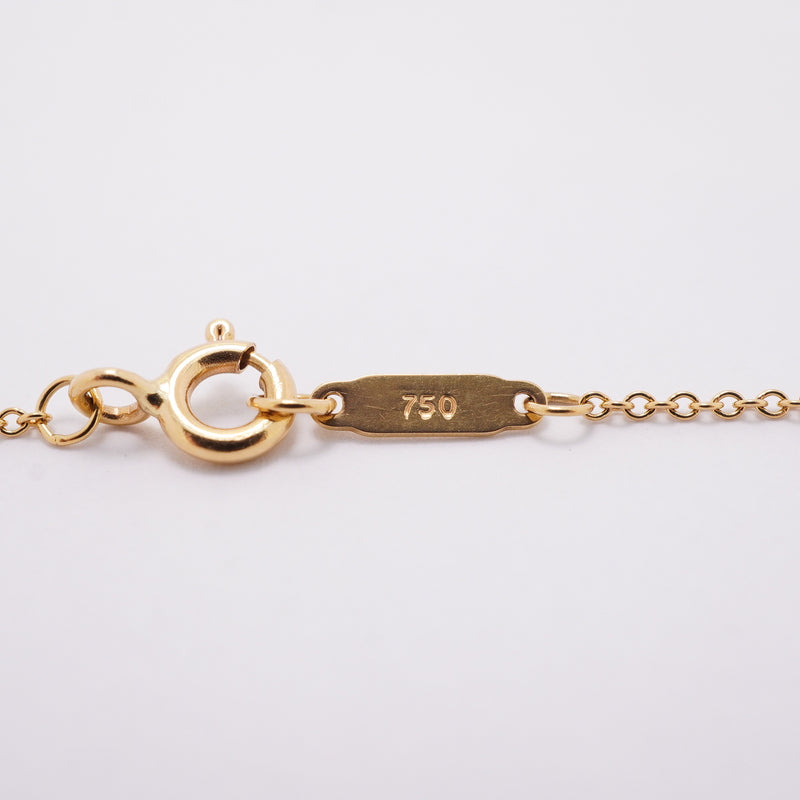 【6jhb0876】ティファニー ネックレス ノーツバー K18YG イエローゴールド【中古】レディース