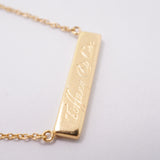 【6jhb0876】ティファニー ネックレス ノーツバー K18YG イエローゴールド【中古】レディース