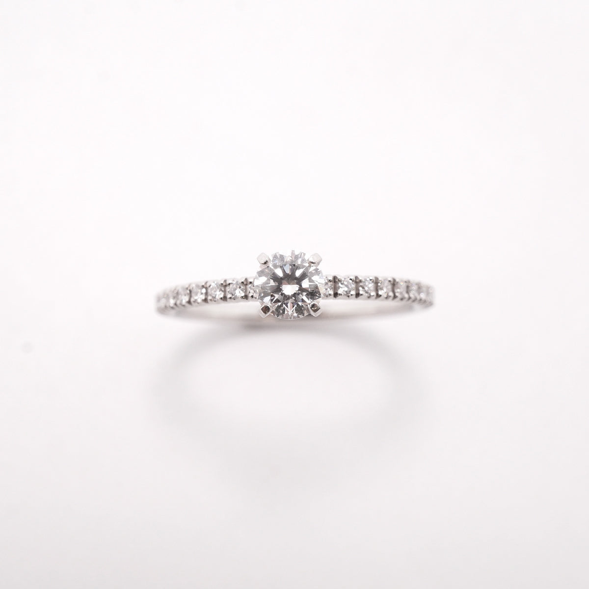【6jhb0878】カルティエ リング エタンセルドゥ Pt950 プラチナ ダイヤモンド 0.25ct ＃50【中古】レディース