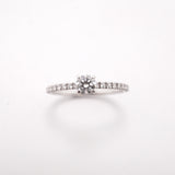 【6jhb0878】カルティエ リング エタンセルドゥ Pt950 プラチナ ダイヤモンド 0.25ct ＃50【中古】レディース