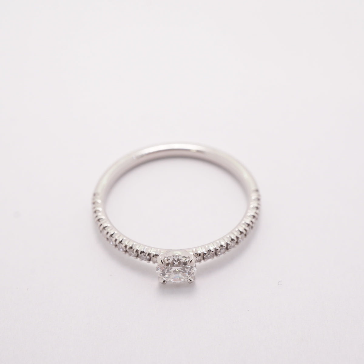 【6jhb0878】カルティエ リング エタンセルドゥ Pt950 プラチナ ダイヤモンド 0.25ct ＃50【中古】レディース