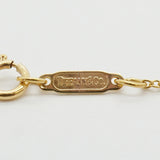 【6jhb0881】ティファニー ネックレス ドッツ サークル K18YG イエローゴールド Pt950 プラチナ ダイヤモンド【中古】レディース