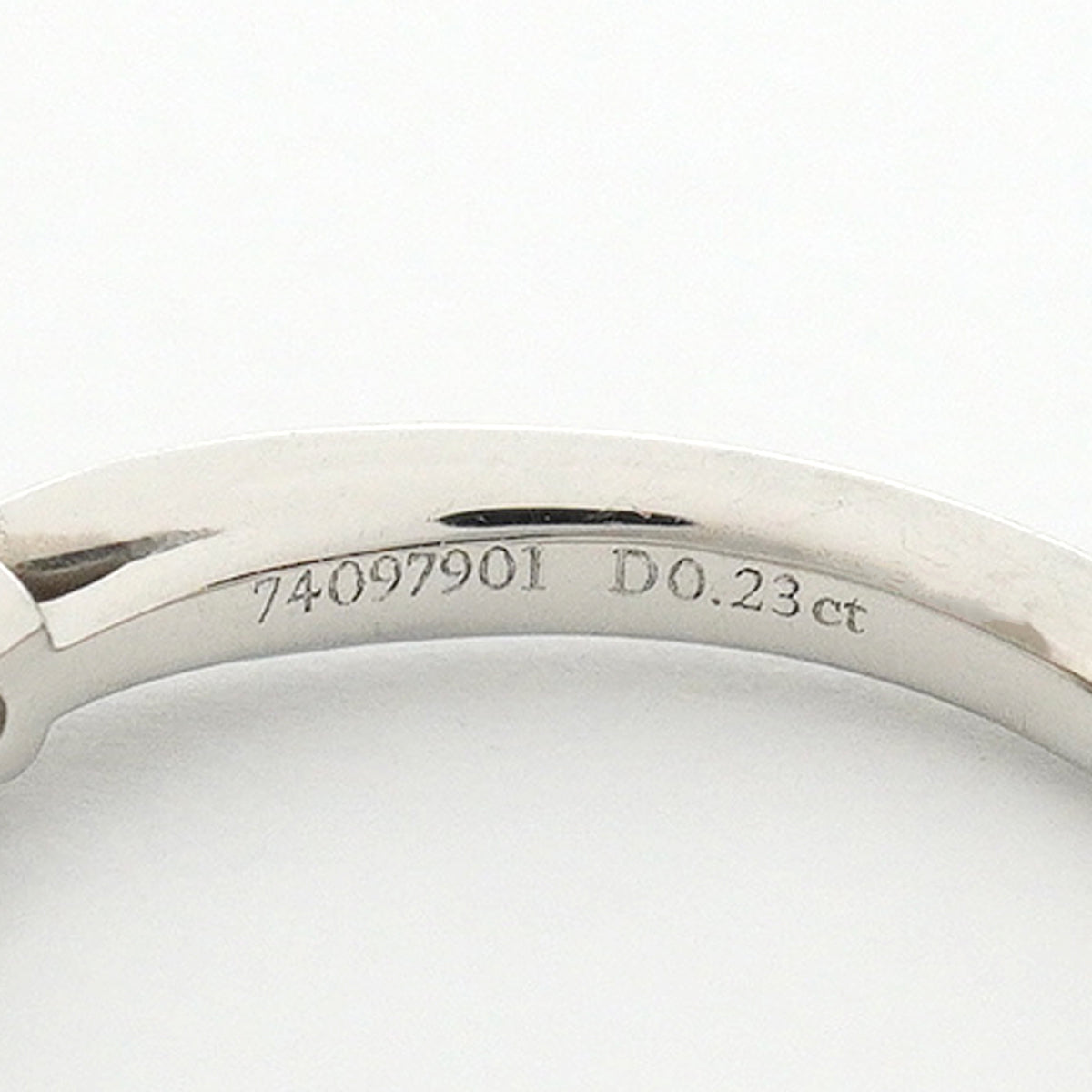 【6jhb0888】ティファニー リング ハーモニー Pt950 プラチナ ダイヤモンド 0.23ct 7.5号【中古】レディース