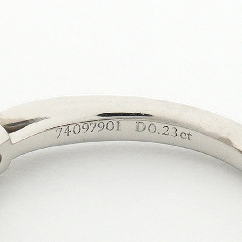 【6jhb0888】ティファニー リング ハーモニー Pt950 プラチナ ダイヤモンド 0.23ct 7.5号【中古】レディース