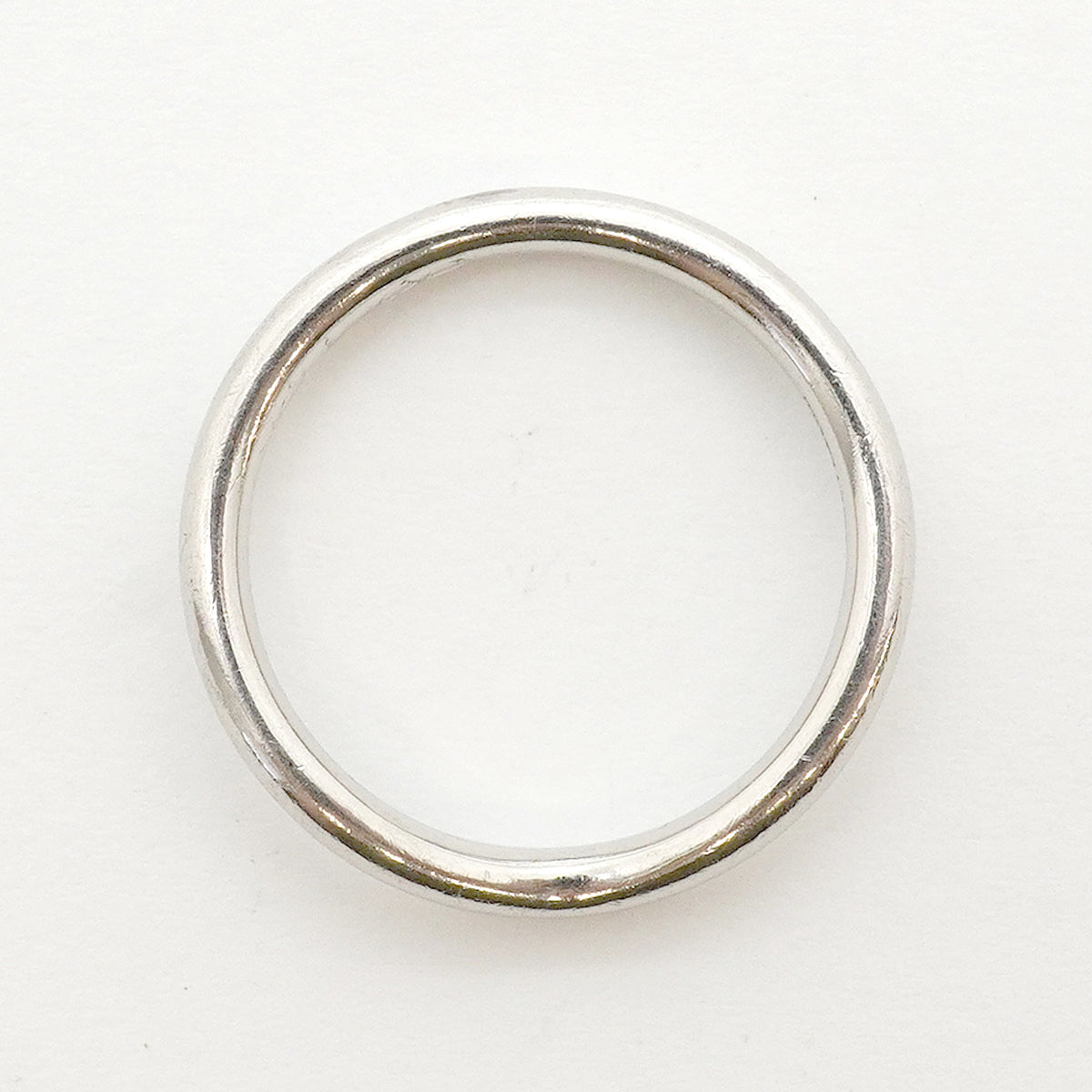 【6jhb0890】ティファニー リング カーブドバンド Pt950 プラチナ 5号【中古】レディース