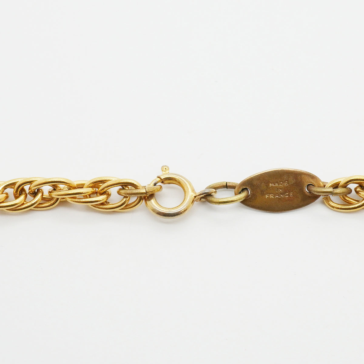 【6jhb0891】シャネル ネックレス ヴィンテージ ココマーク GPメッキ フェイクパール ゴールド【中古】レディース