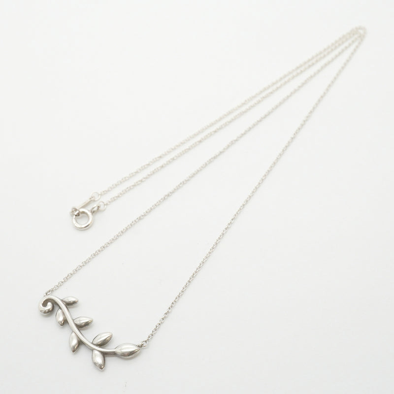 【6jhb0893】ティファニー ネックレス オリーブリーフ/ヴァイン シルバー925【中古】レディース