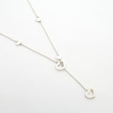 【6jhb0895】ティファニー ネックレス ハートリンク/ラリアット シルバー925【中古】レディース