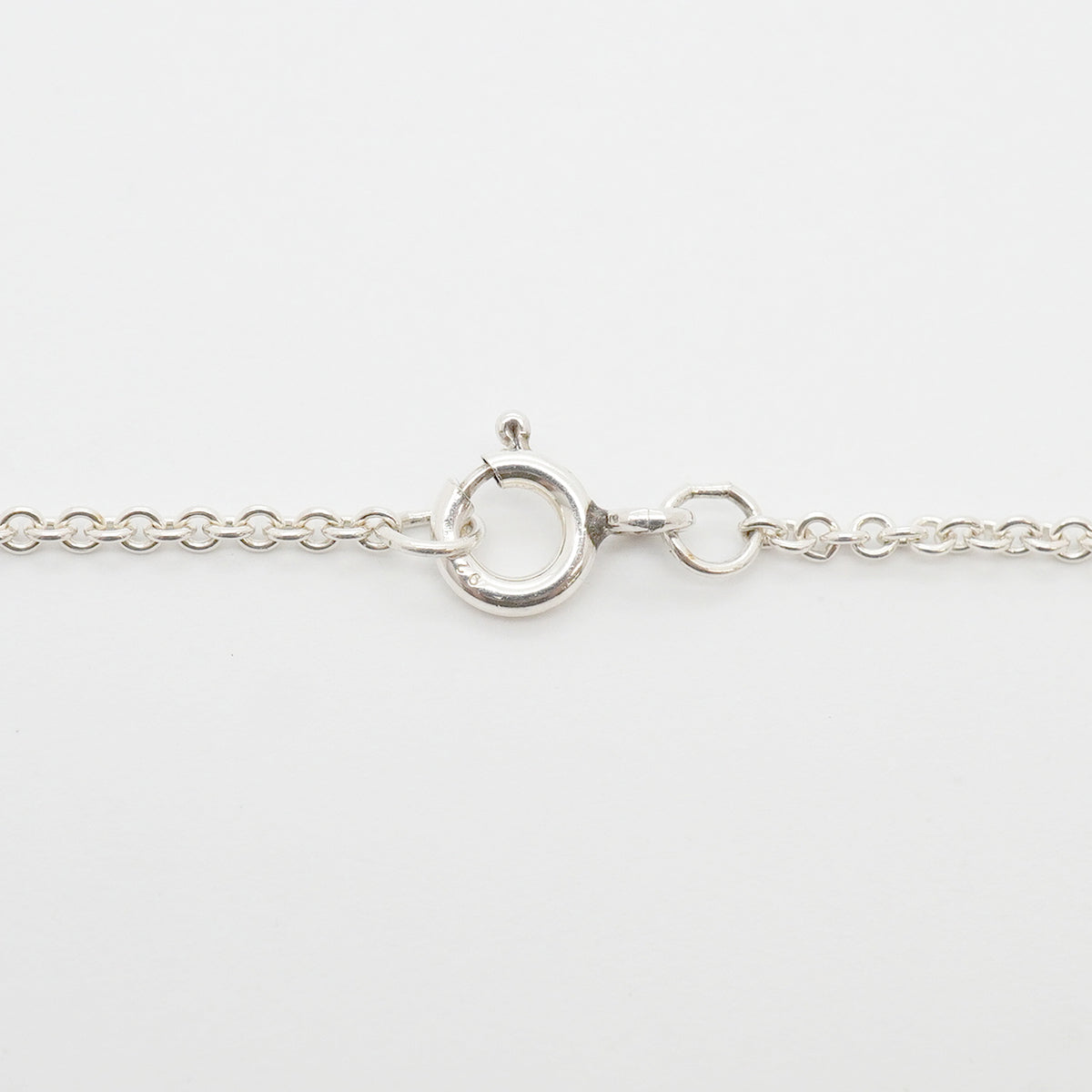 【6jhb0895】ティファニー ネックレス ハートリンク/ラリアット シルバー925【中古】レディース