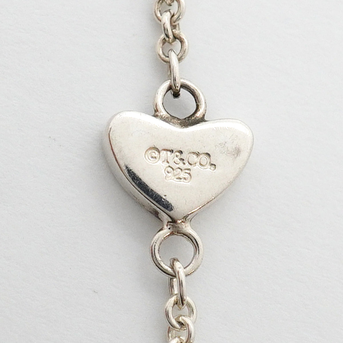 【6jhb0895】ティファニー ネックレス ハートリンク/ラリアット シルバー925【中古】レディース