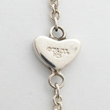 【6jhb0895】ティファニー ネックレス ハートリンク/ラリアット シルバー925【中古】レディース