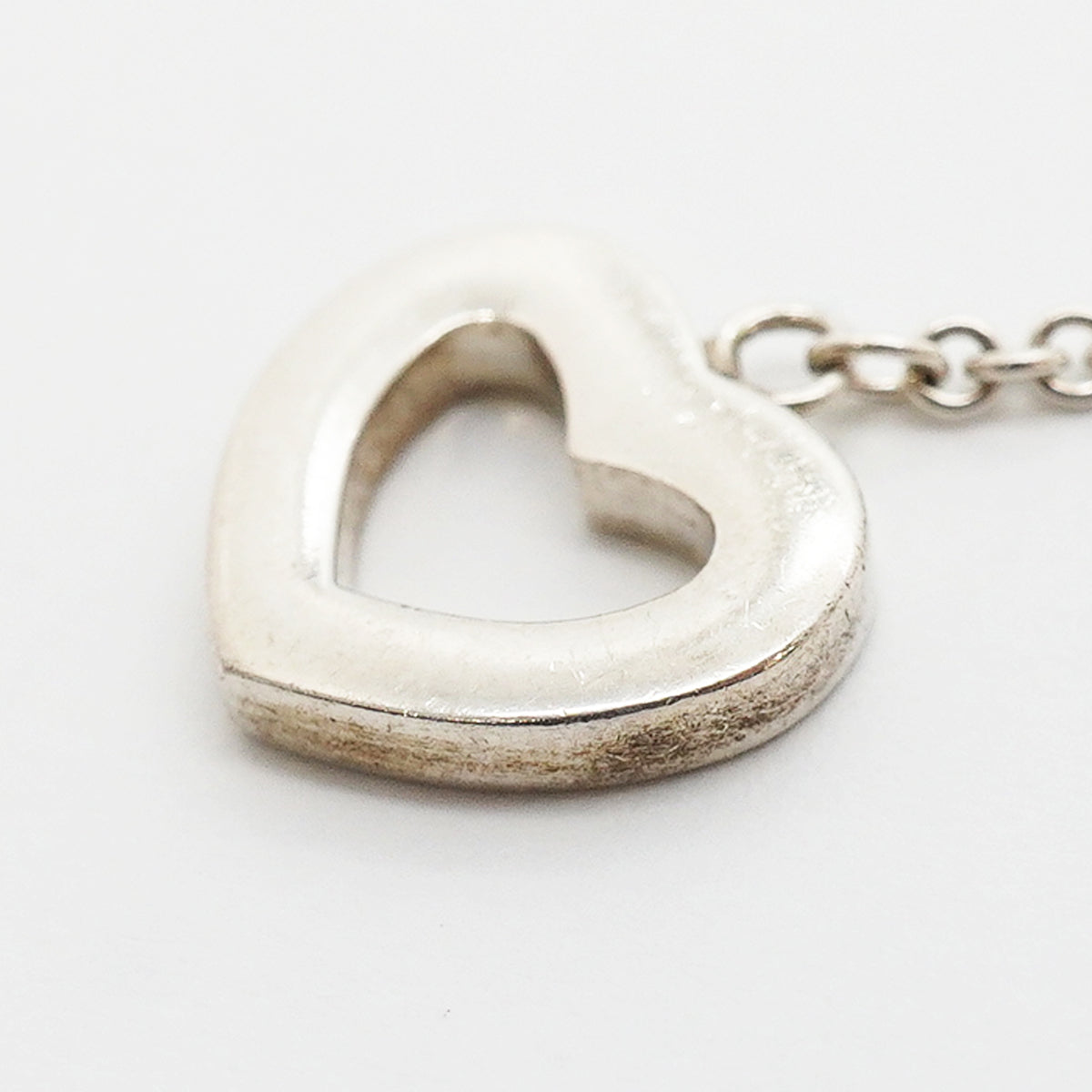 【6jhb0895】ティファニー ネックレス ハートリンク/ラリアット シルバー925【中古】レディース