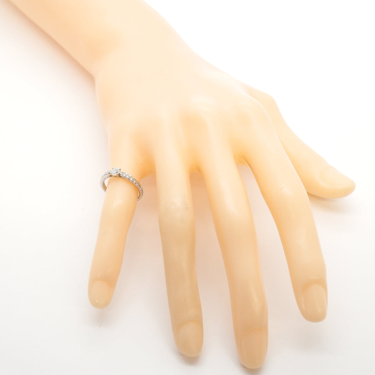 【6jhb0896】ティファニー リング ハーモニー Pt950 プラチナ ダイヤモンド 0.20ct 6.5号【中古】レディース