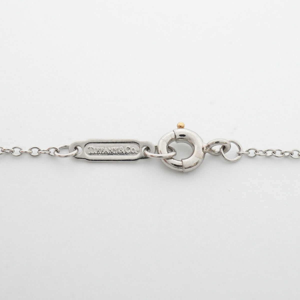 【6jhb0901】ティファニー ネックレス ヴォアール 丸型 サークル Pt950 プラチナ ダイヤモンド【中古】レディース