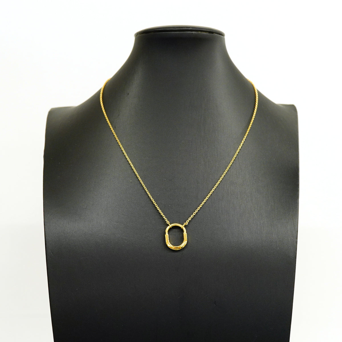 【6jhb0908】ティファニー ネックレス ロック スモール K18YG イエローゴールド【中古】レディース
