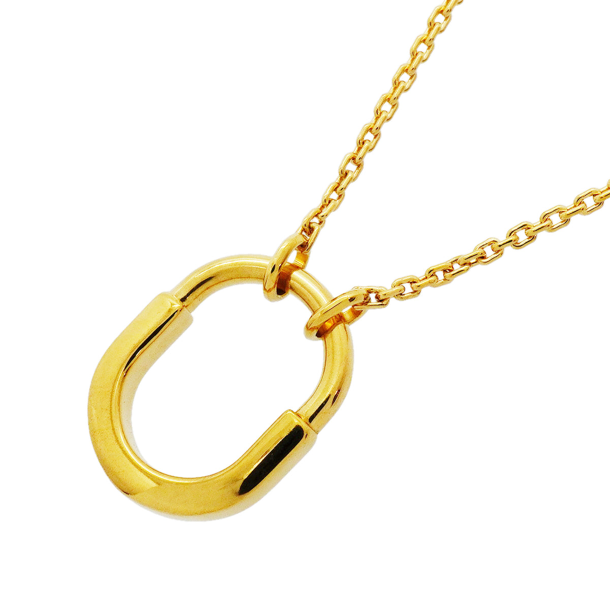 【6jhb0908】ティファニー ネックレス ロック スモール K18YG イエローゴールド【中古】レディース