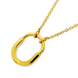 【6jhb0908】ティファニー ネックレス ロック スモール K18YG イエローゴールド【中古】レディース