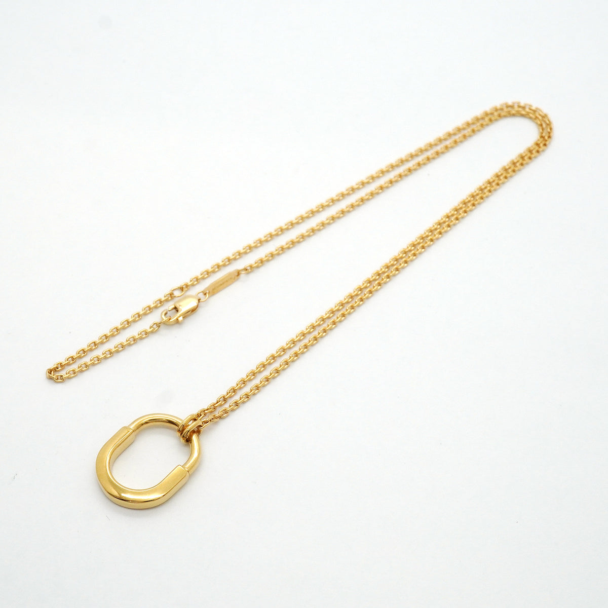 【6jhb0908】ティファニー ネックレス ロック スモール K18YG イエローゴールド【中古】レディース