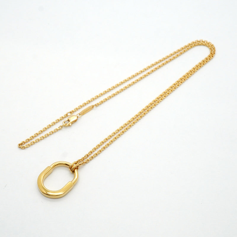 【6jhb0908】ティファニー ネックレス ロック スモール K18YG イエローゴールド【中古】レディース