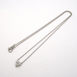 【6jib0003】ティファニー ネックレス センチメンタルハート 3PD Pt950 プラチナ ダイヤモンド【中古】レディース
