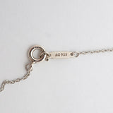 【6jib0007】ティファニー ネックレス ダブルリターントゥハート シルバー925 ブルー【中古】レディース