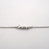 【6jib0010】カルティエ ネックレス Cハート K18WG ホワイトゴールド ダイヤモンド【中古】レディース